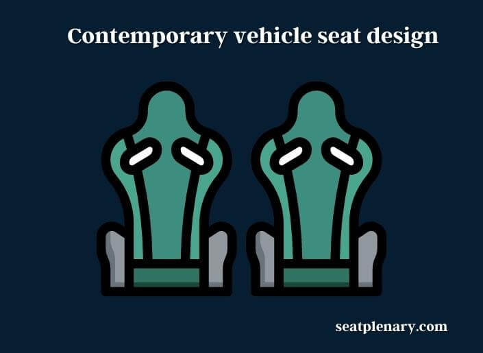 contemporary vehicle seat design