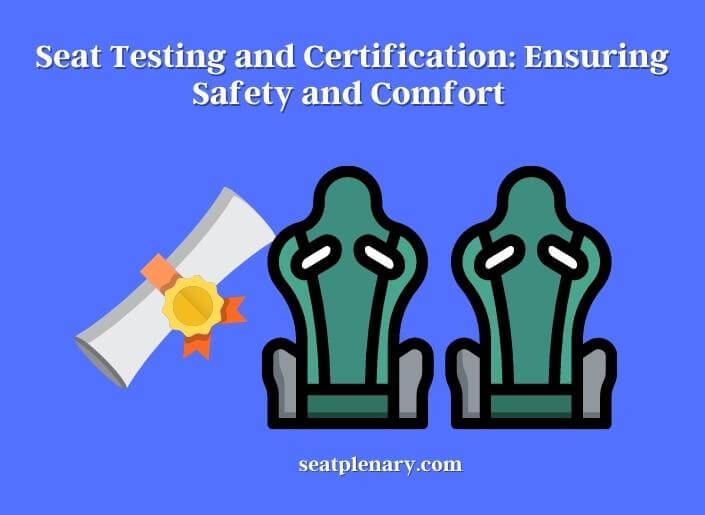 seat testing and certification ensuring safety and comfort