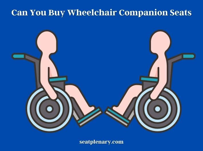 can you buy wheelchair companion seats