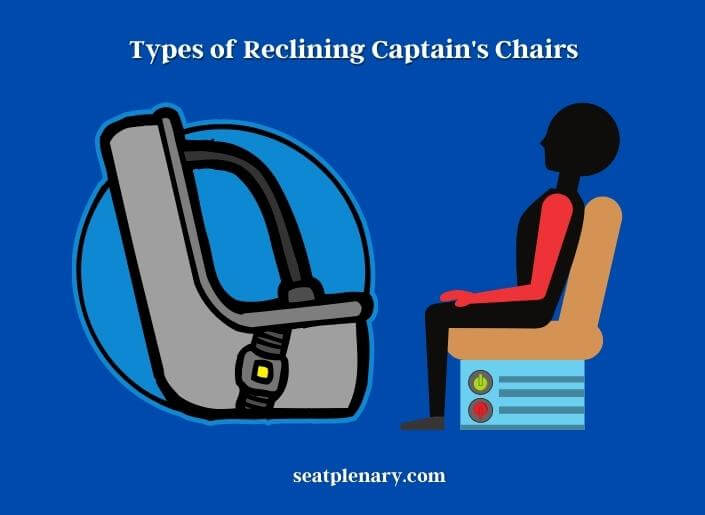 types of reclining captain's chairs