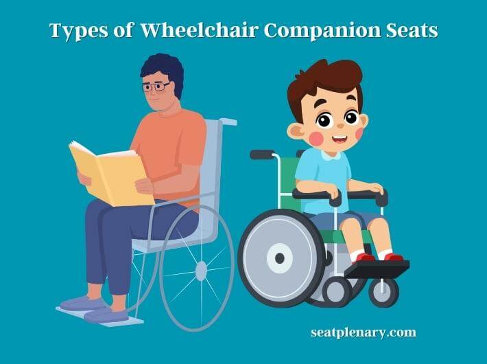 types of wheelchair companion seats