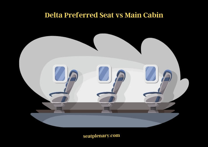 delta preferred seat vs main cabin