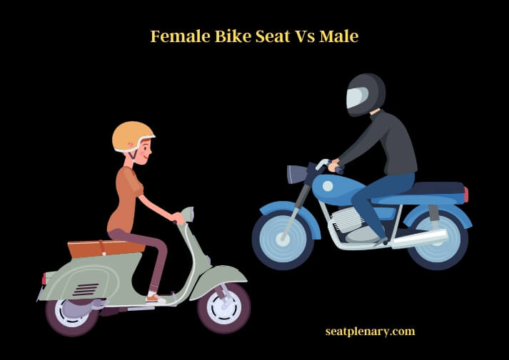 female bike seat vs male