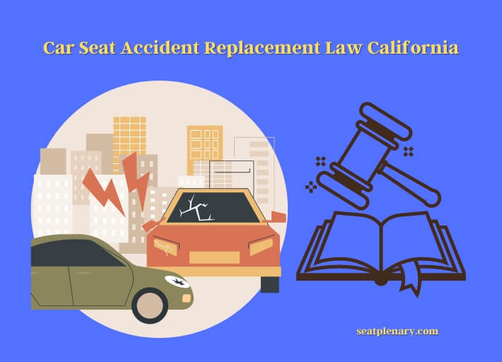 car seat accident replacement law california