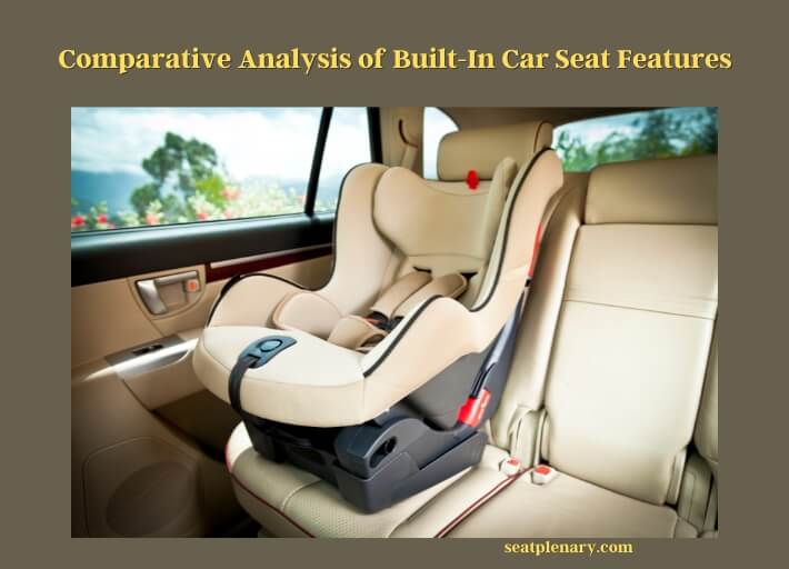 comparative analysis of built-in car seat features