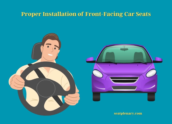 proper installation of front-facing car seats