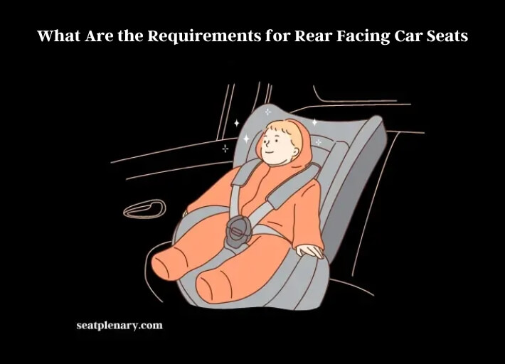 what are the requirements for rear facing car seats