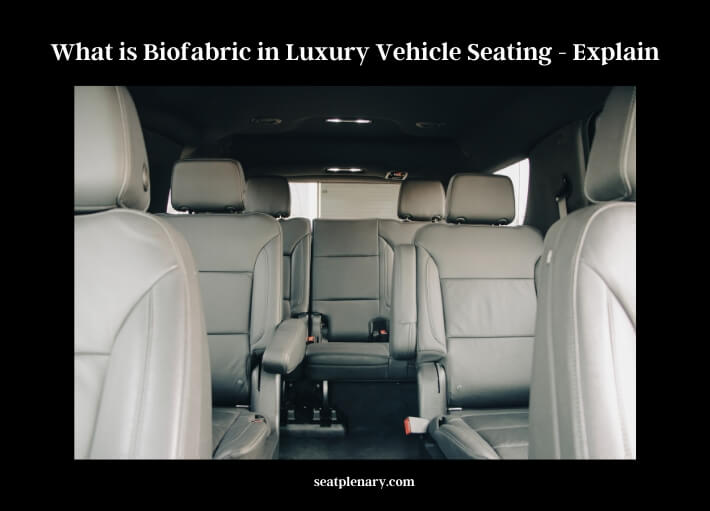 what is biofabric in luxury vehicle seating - explain