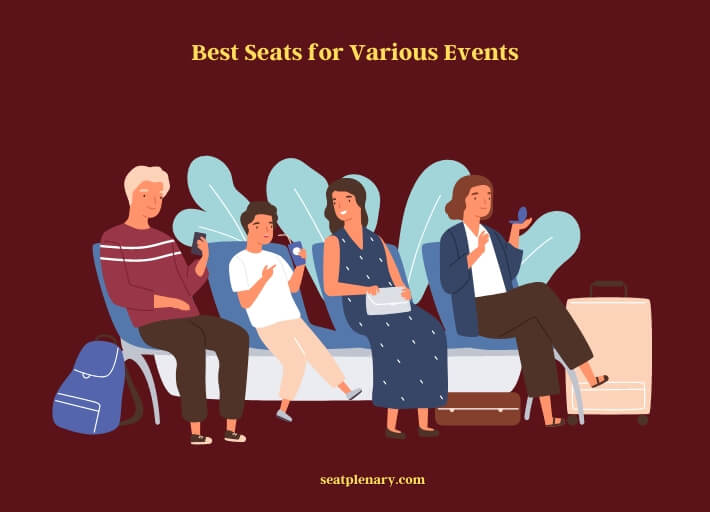 best seats for various events