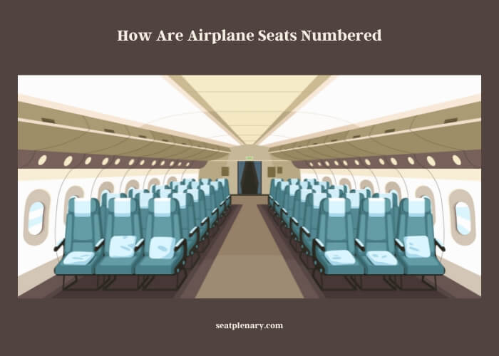 how are airplane seats numbered