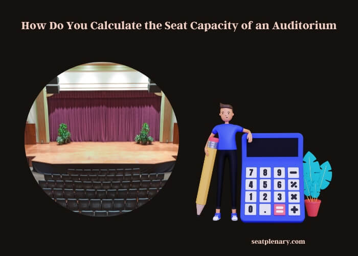 how do you calculate the seat capacity of an auditorium