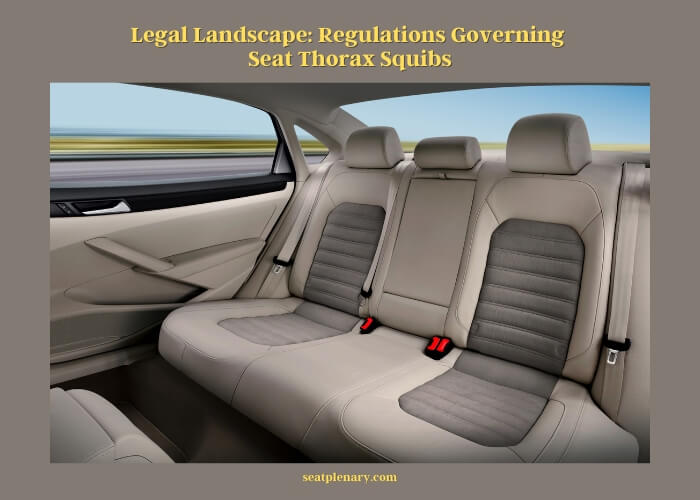 legal landscape regulations governing seat thorax squibs
