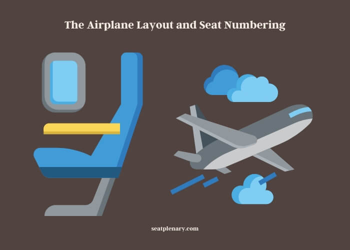 the airplane layout and seat numbering