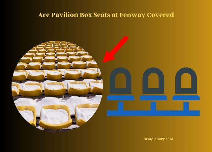 are pavilion box seats at fenway covered