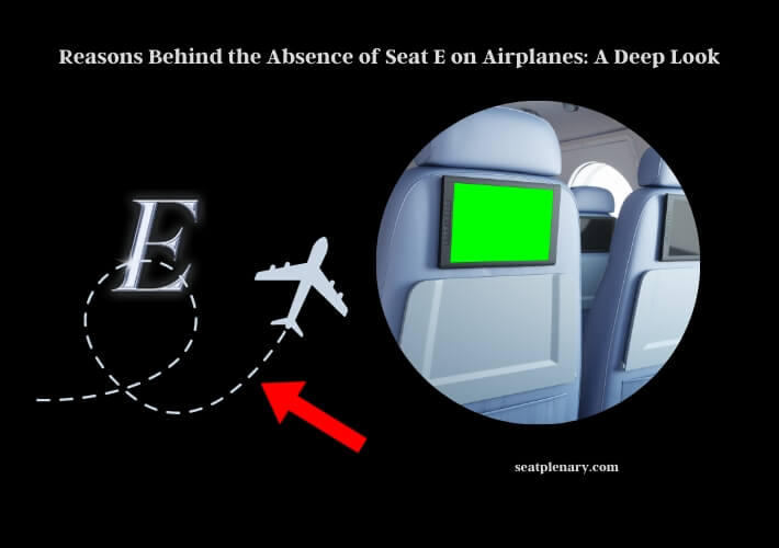 reasons behind the absence of seat e on airplanes a deep look