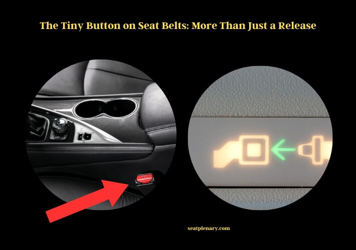 the tiny button on seat belts more than just a release