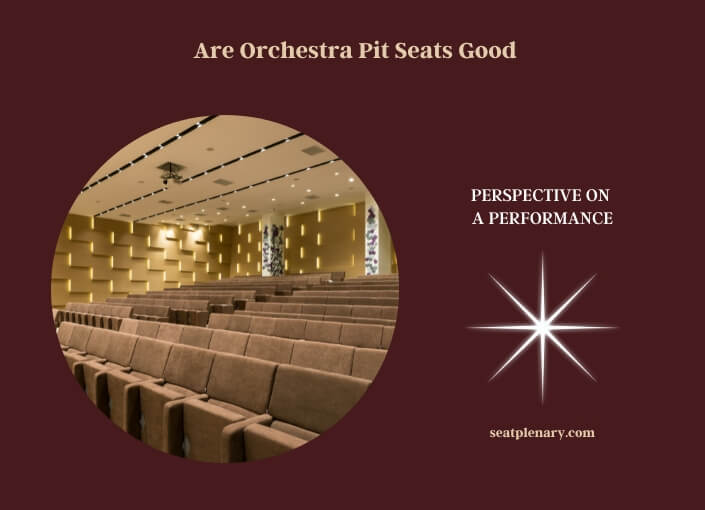 are orchestra pit seats good