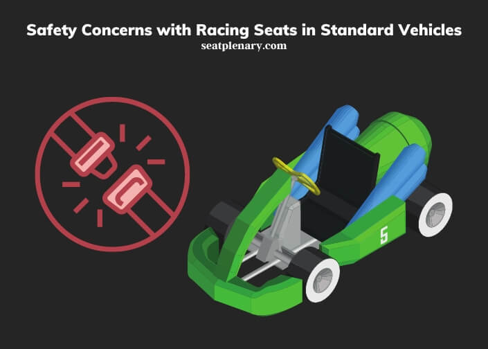 safety concerns with racing seats in standard vehicles