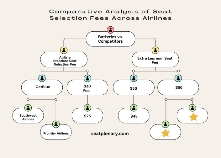 infographic (1) comparative analysis of seat selection fees across airlines