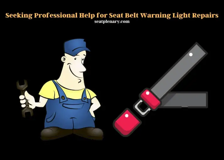 seeking professional help for seat belt warning light repairs