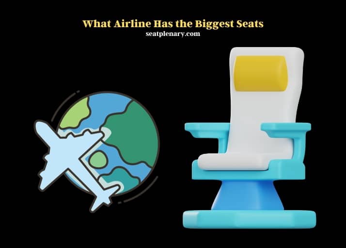 what airline has the biggest seats