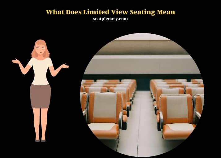 what does limited view seating mean