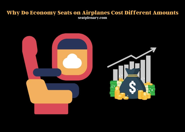 why do economy seats on airplanes cost different amounts