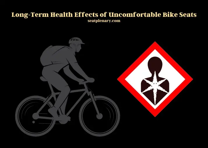 long-term health effects of uncomfortable bike seats