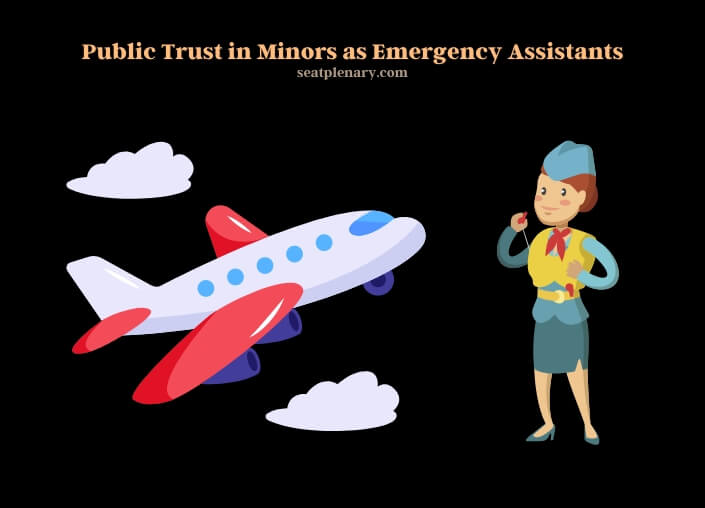 public trust in minors as emergency assistants